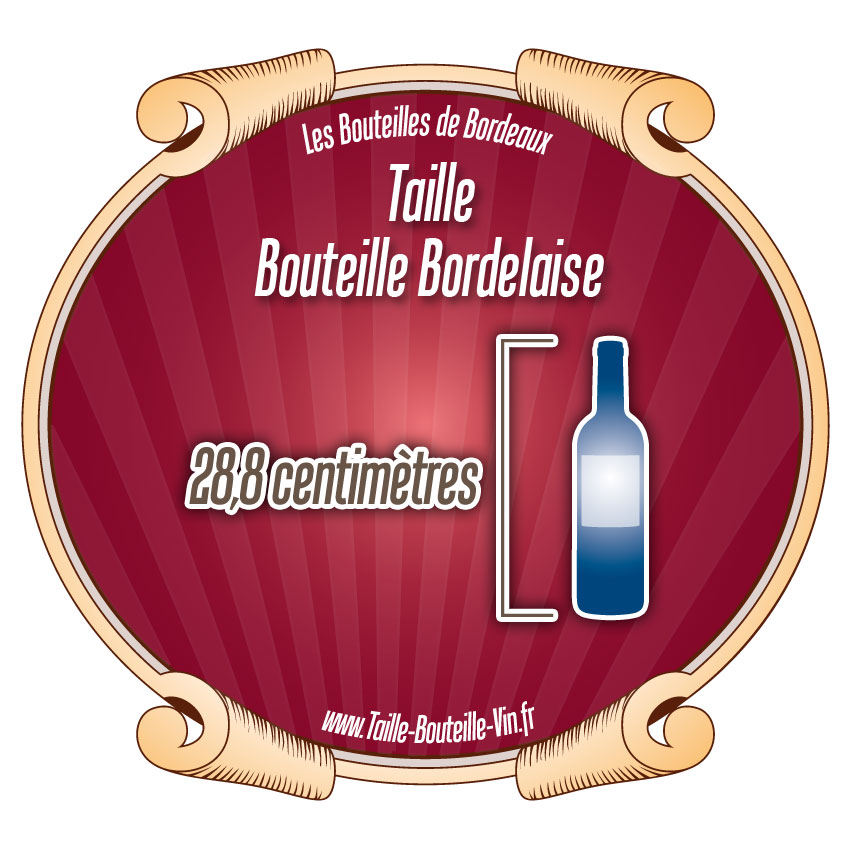 Taille bouteille Bordelaise de Bordeaux
