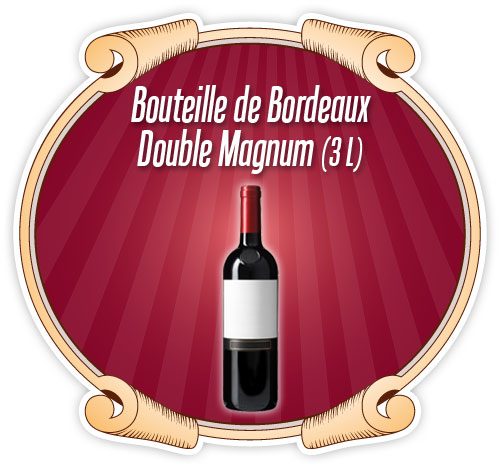 Le double magnum de Bordeaux (3 L)