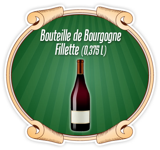 La fillette ou demie de Bourgogne (0,375 L)
