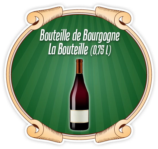 La bouteille de Bourgogne (0,75 L)